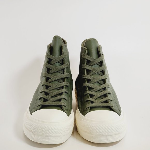 Converse CTAS Hi Lift Utility Green Leather Women's Platform Sneaker A07131C NWT - Picture 6 of 6